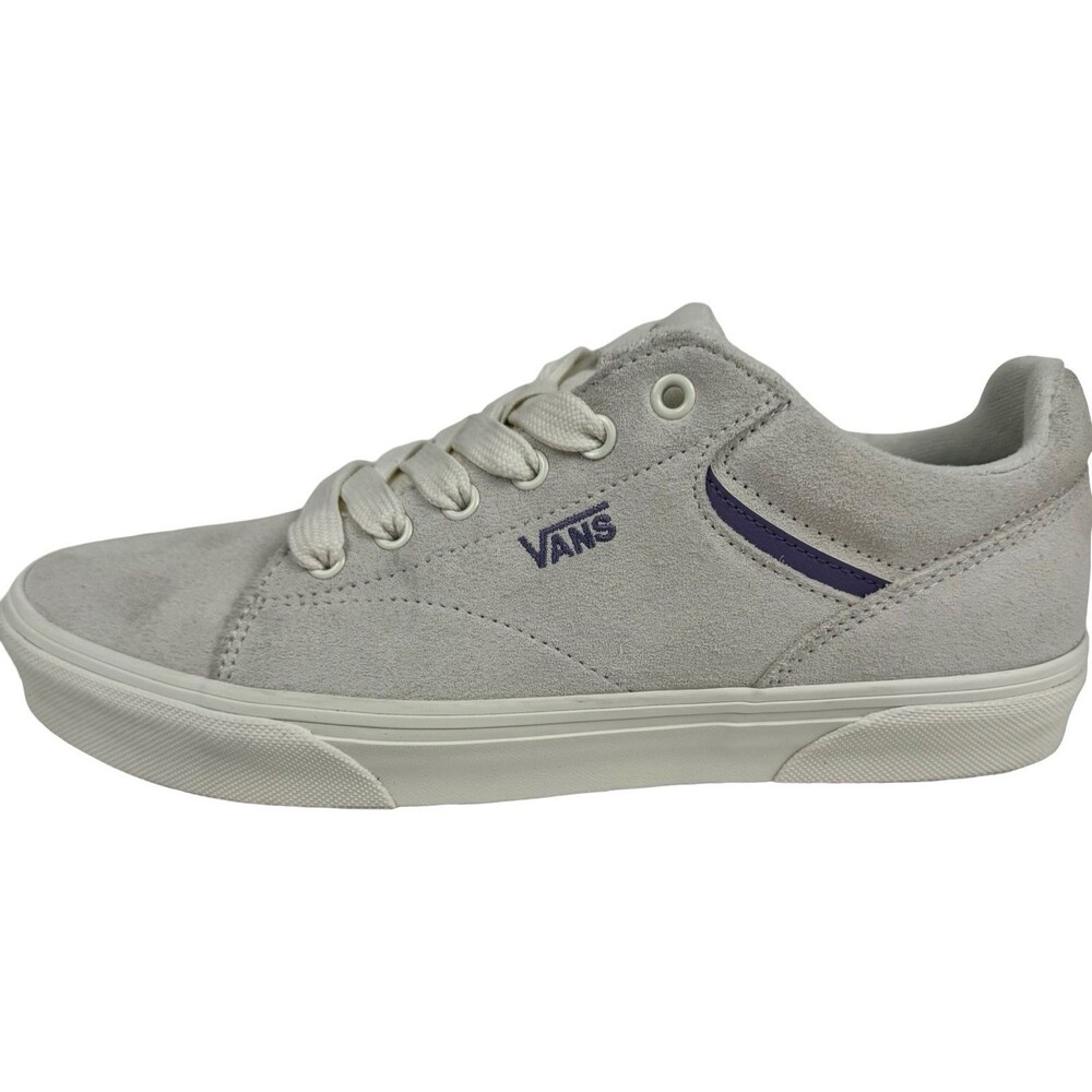 Vans Womens Size 11 Sneaker Shoes Beige Suede Skater Seldan -Scuffed- New